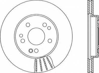 OPEN PARTS bda129520 -  Тормозной диск